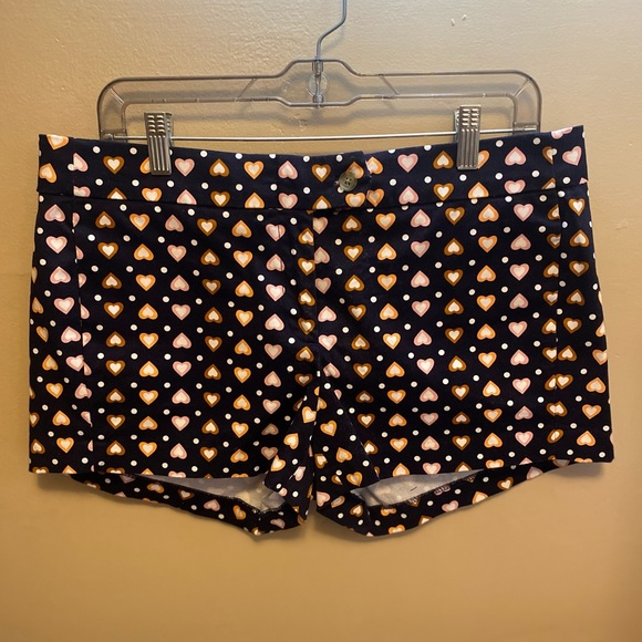 J. Crew Heart Print Shorts - Picture 2 of 6